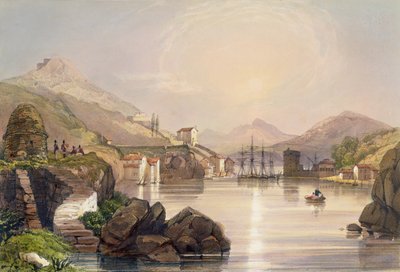 Hafen von Passages, 1828 von Henry Wilkinson